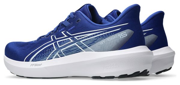 Asics GT-1000 15 Running Shoes, Blue/White, Men's