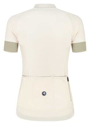 Maillot Manches Courtes Rogelli Modesta Beige Femme