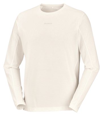 T-Shirt Running Salomon SHKout Core Graphic Blanc/Rose Homme