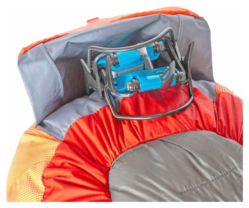 Sacco da alpinismo blu Ice Stache Ice 50L arancione