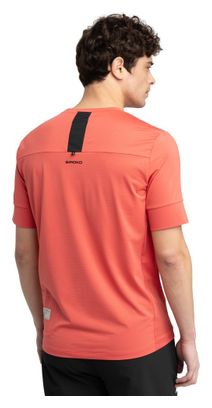 T-shirt cyclisme gravel homme Rockrover Rouge