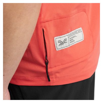T-shirt cyclisme gravel homme Rockrover Rouge