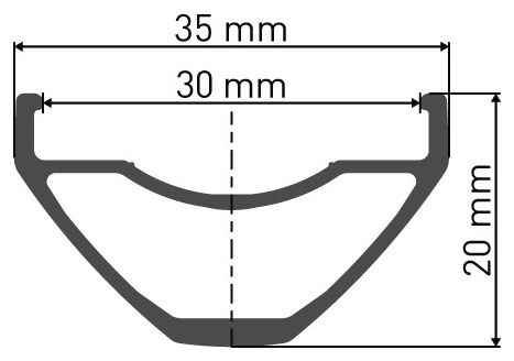 Ruota posteriore DT Swiss H 1900 Spline 27.5'' 30 mm | Boost 12x148 mm | 6 bulloni |