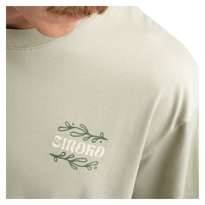 T-shirt ample manches courtes cyclotourisme homme Cyclisme Herb Green Vert