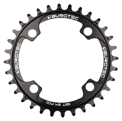 Plateau Rond Burgtec Thick Thin 94 mm BCD 9/10/11/12V Noir