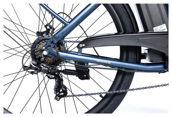 Vélo Électrique DERUIZ QUARTZ City – 28″, 483Wh, 8 Vitesses Shimano, 99% NEUF (Garantie 2 Ans)