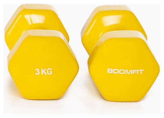 Haltères en Vinyle 3Kg (Paire) - BOOMFIT