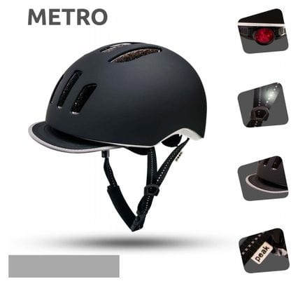 Casque de Vélo pour Hommes et Femmes | Noir | Crazy Safety | EN 1078