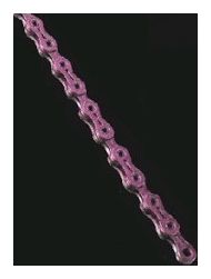 Chaine single speed 1/2  x 1/8  - 112 maillons Yaban S 512 H - Violet