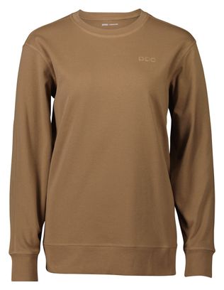 Women's Poc Poise Sandstone Jasper Brown Sweatshirt