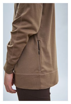 Women's Poc Poise Sandstone Jasper Brown Sweatshirt