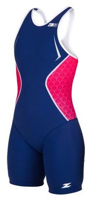 Tuta Z3rod Racer TTsuit Donna Blu Rosa