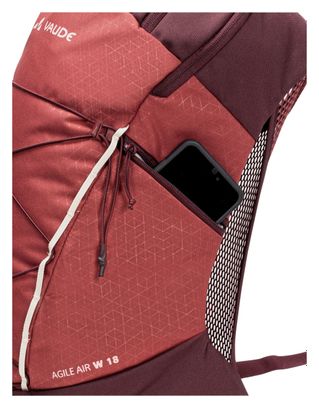 Zaino da escursionismo Vaude Agile Air 18L da donna Rosso