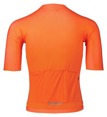 Poc Pristine Orange Short Sleeve Jersey