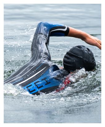 Muta in neoprene Huub Agilis II nero/blu da uomo