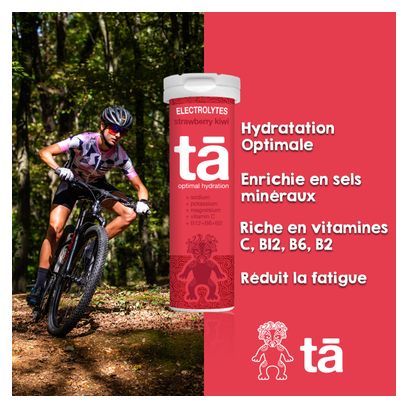 12 Pastilles électrolytes TA Energy Hydratation Tabs Frais Kiwi