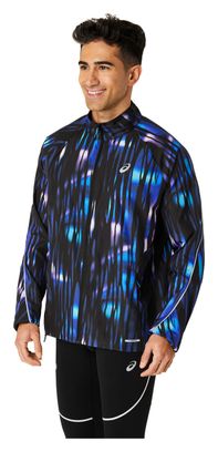 Veste coupe-vent Asics Road Lite-Show Packable Bleu Homme
