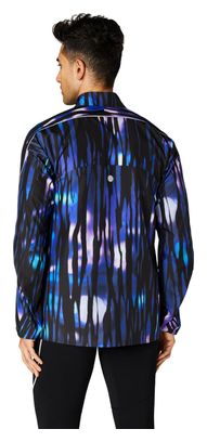 Veste coupe-vent Asics Road Lite-Show Packable Bleu Homme