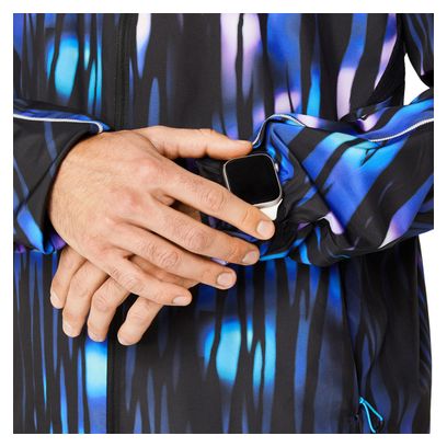 Veste coupe-vent Asics Road Lite-Show Packable Bleu Homme