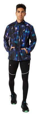 Veste coupe-vent Asics Road Lite-Show Packable Bleu Homme