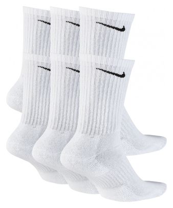 Calcetines <p>Nike Everyday C</p>ushioned Blancos Unisex (x6)