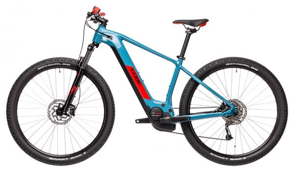 Cube Reaction Hybrid Performance 500 Elektro-Hardtail-MTB Shimano Alivio 9S 500 Wh 27.5'' Blau Rot 2021