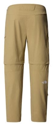 Pantalón Convertible The North Face Exploration Tapered Beige para hombre