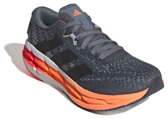 adidas Adistar 4 Men's Running Shoes, Gray/Orange