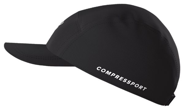 Compressport 5-panel pet, zwart