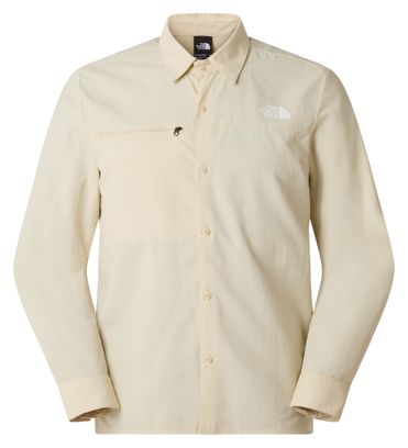 The North Face Compressible Long-Sleeve Shirt for Men in Beige
