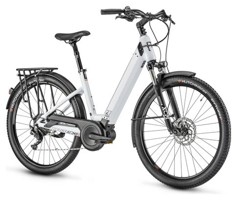 VTC Électrique Moustache Samedi 27 Xroad 3 Open Shimano Deore 10V 625 Wh 27.5'' Blanc 2022
