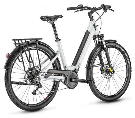 VTC Électrique Moustache Samedi 27 Xroad 3 Open Shimano Deore 10V 625 Wh 27.5'' Blanc 2022