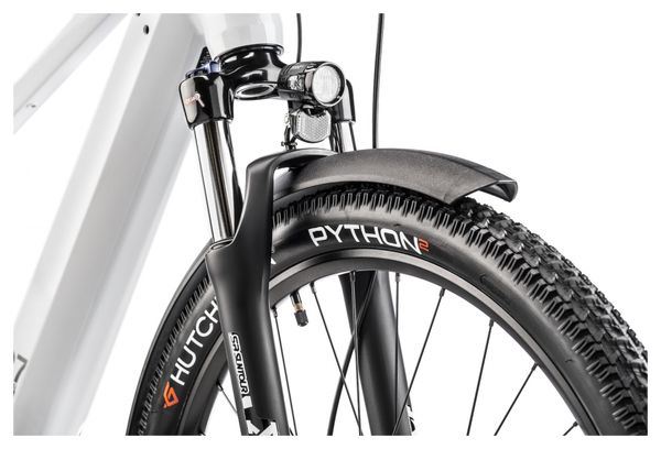 VTC Électrique Moustache Samedi 27 Xroad 3 Open Shimano Deore 10V 625 Wh 27.5'' Blanc 2022
