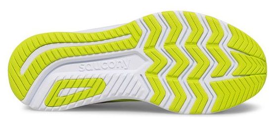 Saucony Ride 14 Yellow Blue Kids Running Shoes