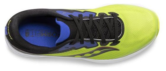 Saucony Ride 14 Gelb Blau Kinder Laufschuhe