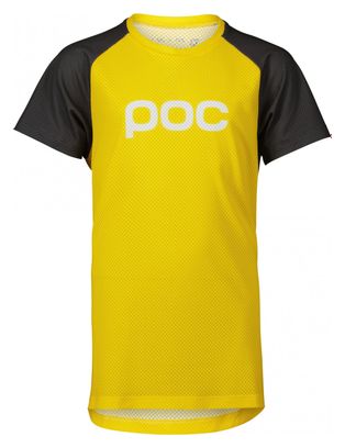 POC Essential MTB Short Sleeve Jersey Yellow/Dark Grey