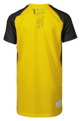 POC Essential MTB Short Sleeve Jersey Yellow/Dark Grey