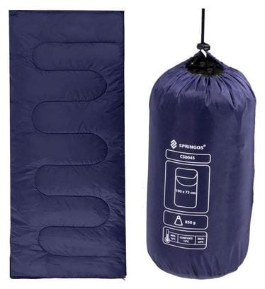 Sac de couchage 73 x 190 cm avec sac de rangement Outdoor pour la randonnée Pique-nique Camping Festival Couverture de lit