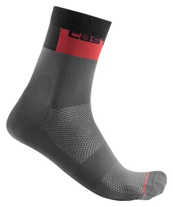 Castelli Blocco 15 Unisex Dark Grey Socks