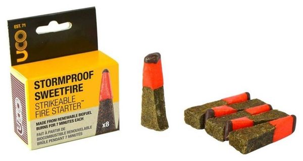 SWEETFIRE PM Boite 8 auto allumes feu - Uco