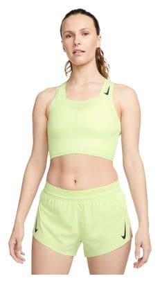 Nike Dri-Fit ADV AeroSwift Yellow Women's Cropped Tank