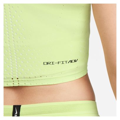 Nike Dri-Fit ADV AeroSwift Gelb Damen Crop-Top