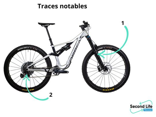 Producto reacondicionado - Orbea Rallon M10 Sram GX Eagle 12V Plata 2023