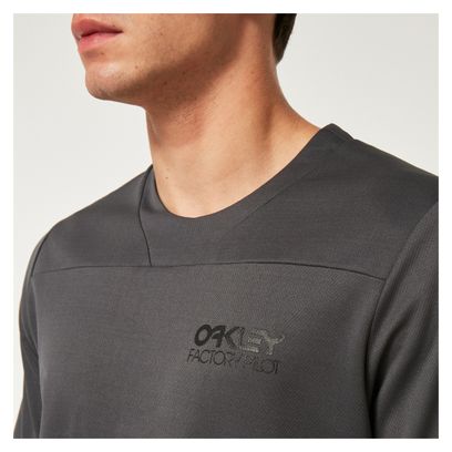 Oakley Factory Pilot Lite Mtb Short Sleeve Jersey Grey
