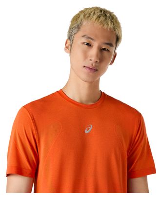 Asics Road Seamless Orange Men's Running T-Shirt