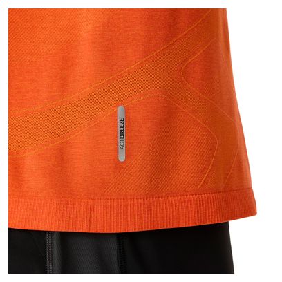 Asics Road Seamless Orange Men's Running T-Shirt