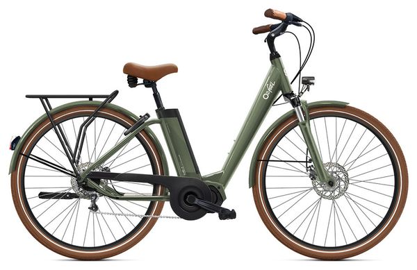O2 Feel Electric City Bike iVog Univ 6.1 Shimano Nexus 5V 400 Wh 28'' Jade Green