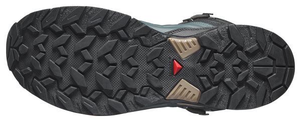 Salomon X Ultra Snowpilot Waterproof Men's Hiking Shoes, Green/Black