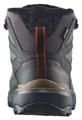 Salomon X Ultra Snowpilot Waterproof Men's Hiking Shoes, Green/Black