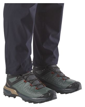 Salomon X Ultra Snowpilot Waterproof Men's Hiking Shoes, Green/Black